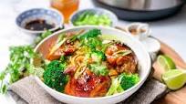 Instant Pot Asian BBQ Chicken Thighs Instant Pot Asian BBQ Chicken Thighs