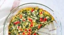 Crustless Quiche with Spinach Crustless Quiche with Spinach