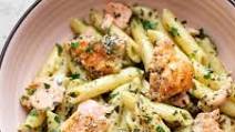 Salmon Pesto Pasta Salmon Pesto Pasta