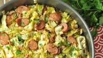Fried Cabbage with Kielbasa – Low Carb, Gluten Free Fried Cabbage with Kielbasa – Low Carb, Gluten Free