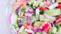 Simple Greek Village Salad (Horiatiki: Tomato Cucumber Salad) Simple Greek Village Salad (Horiatiki: Tomato Cucumber Salad)