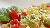 Feta, Basil, Tomato and Bowtie Pasta Salad Recipe Feta, Basil, Tomato and Bowtie Pasta Salad Recipe