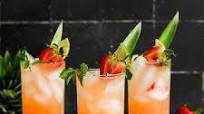 Tropical Strawberry Pineapple Mojito Tropical Strawberry Pineapple Mojito