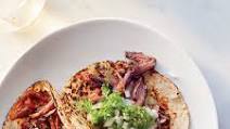 Barbacoa Beef Tacos with Two Sauces Barbacoa Beef Tacos with Two Sauces