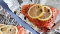 Salmon with Lemon, Capers, and Rosemary Salmon with Lemon, Capers, and Rosemary
