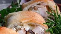 Stromboli with Greek Inspired Chicken Stromboli with Greek Inspired Chicken