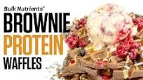Brownie Protein Waffles and Raspberry Ripple Ice Cream Brownie Protein Waffles and Raspberry Ripple Ice Cream