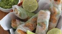 Chipotle Shrimp & Guacamole Rice Paper Wraps Chipotle Shrimp & Guacamole Rice Paper Wraps