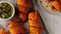 Air-Fryer Nacho Hot Dogs Air-Fryer Nacho Hot Dogs