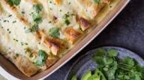 Hatch Green Chile Chicken Enchiladas Hatch Green Chile Chicken Enchiladas