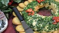 Holiday Cheese Wreath Appetizer Holiday Cheese Wreath Appetizer