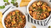 Beefy Picadillo with Spanish Olives and Potatoes Beefy Picadillo with Spanish Olives and Potatoes