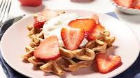 Strawberry Delight Protein Waffles Strawberry Delight Protein Waffles