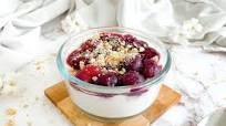 No-Bake Breakfast Cherry Cheesecake No-Bake Breakfast Cherry Cheesecake