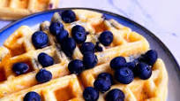 Easy Lemon Blueberry Waffles Easy Lemon Blueberry Waffles