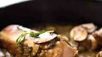 Pork Tenderloin with Creamy Marsala Sauce Pork Tenderloin with Creamy Marsala Sauce