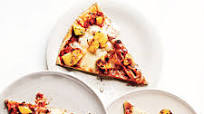 Grilled Ham and Pineapple Pizza Grilled Ham and Pineapple Pizza