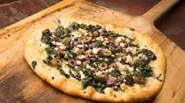 Greek Spinach and Feta Pizza Greek Spinach and Feta Pizza