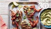 Grilled Cilantro Chicken & Shrimp from The Whole30 Friends & Family Grilled Cilantro Chicken & Shrimp from The Whole30 Friends & Family