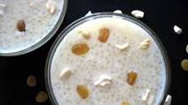 Sabudana Kheer Sabudana Kheer