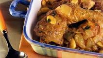 Chicken casserole with dates and almonds Recipe Chicken casserole with dates and almonds Recipe