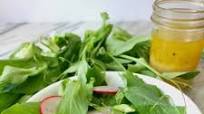 Spring Pea Shoot Salad with Lemon-Garlic Dressing Spring Pea Shoot Salad with Lemon-Garlic Dressing