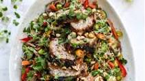 Grilled Thai Pork Tenderloin with Soba Noodle Salad Grilled Thai Pork Tenderloin with Soba Noodle Salad