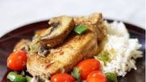 Pork Chops with Mushrooms and Grape Tomatoes Pork Chops with Mushrooms and Grape Tomatoes