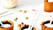 Milk and Cookie Cups Milk and Cookie Cups