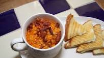 Roasted Bell Peppers and Tomatoes Soup with Grilled Cheese Sandwiches Roasted Bell Peppers and Tomatoes Soup with Grilled Cheese Sandwiches