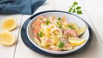 Fettuccine with Creamy Seafood Sauce Fettuccine with Creamy Seafood Sauce