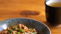 Minced Pork and Shiitake Soba Noodles Minced Pork and Shiitake Soba Noodles