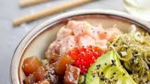 Ahi Tuna Poke Bowls with Spicy Salmon Ahi Tuna Poke Bowls with Spicy Salmon