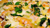 Shrimp, Garlic and Pesto Pizza Shrimp, Garlic and Pesto Pizza
