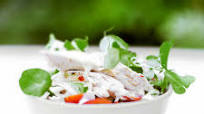 Chicken-Pea Shoot Salad Chicken-Pea Shoot Salad