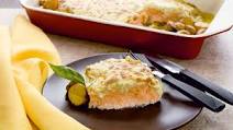 Baked Salmon in Pesto Cream Sauce Recipe Baked Salmon in Pesto Cream Sauce Recipe