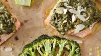Sheet Pan Roasted Salmon With Broccoli Steaks Sheet Pan Roasted Salmon With Broccoli Steaks