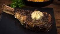 Tomahawk Steak with Cowboy Butter Tomahawk Steak with Cowboy Butter