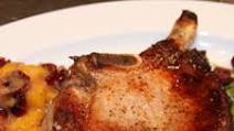 Pork Chops with Peaches and Pears Sauce Pork Chops with Peaches and Pears Sauce