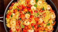 Bruschetta Shrimp Pasta Bruschetta Shrimp Pasta