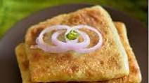 Mughlai paratha / mince stuffed paratha from Kolkata Mughlai paratha / mince stuffed paratha from Kolkata