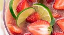 Strawberry Champagne Margarita Punch Strawberry Champagne Margarita Punch