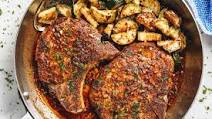 Easy Cajun Pork Chops with Lemon Garlic Zucchini Easy Cajun Pork Chops with Lemon Garlic Zucchini