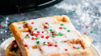 Christmas Glaze Donut Waffles Christmas Glaze Donut Waffles