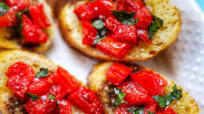 Classic Tomato Bruschetta with Balsamic Vinegar Classic Tomato Bruschetta with Balsamic Vinegar