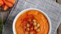 Hummus with red bell pepper Hummus with red bell pepper