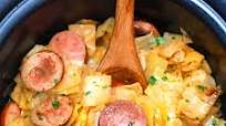 Slow Cooker Cabbage and Sausage Slow Cooker Cabbage and Sausage
