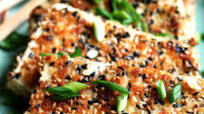 Pan-Seared, Sesame-Crusted Tofu with Nuoc Cham Pan-Seared, Sesame-Crusted Tofu with Nuoc Cham