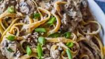 Creamy Beef Stroganoff Fettuccine Creamy Beef Stroganoff Fettuccine