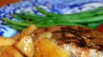 Momma Pritchett's Grilled Pork Chops and Apple-Pear Topping Momma Pritchett's Grilled Pork Chops and Apple-Pear Topping